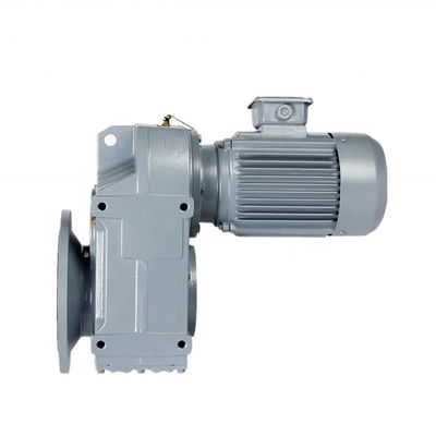 Flange Mounted Reduction Ratio 1/3 Parallel Helical Gearbox Iron Iron