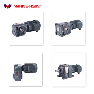 Wanshsin Grey K سری Helical Transmission Speed ​​Reducer Spur Motor Gear Electric Bevel for Logistics